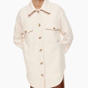 Wilfred Ganna Shirt Jacket Bone